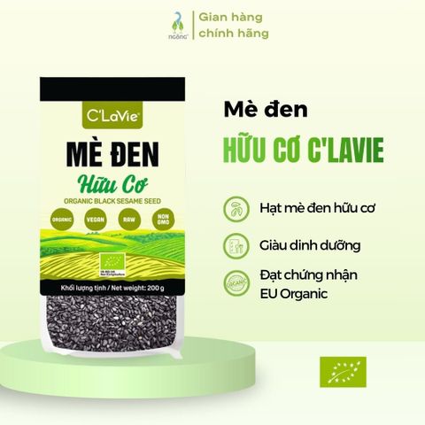 Mè đen hữu cơ C’LaVie 200g