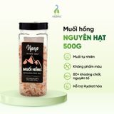 Muối hồng Himalaya Vipep nguyên hạt hũ nhựa 500g