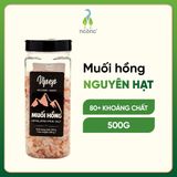 Muối hồng Himalaya Vipep nguyên hạt hũ nhựa 500g