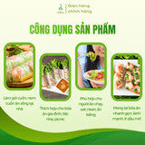 Nem cuốn ăn sống Tâm Thủy 20 lá 12x18cm/túi