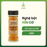 Nghệ bột hữu cơ Vipep dòng Farmer – hũ thủy tinh 40g