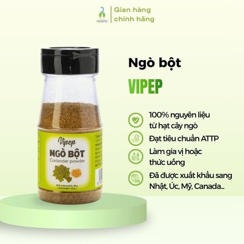 Ngò bột VIPEP (rau mùi) dạng hũ 40g