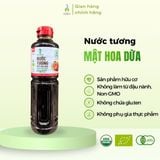Nước tương mật hoa dừa Sokfarm dòng nguyên bản (nắp đỏ) 500ml