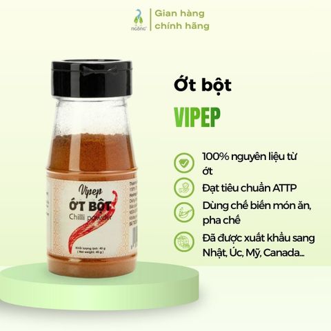 Ớt bột chỉ thiên Vipep hũ nhựa 45g