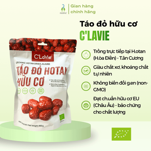 Táo đỏ Hotan hữu cơ C'LaVie 450g