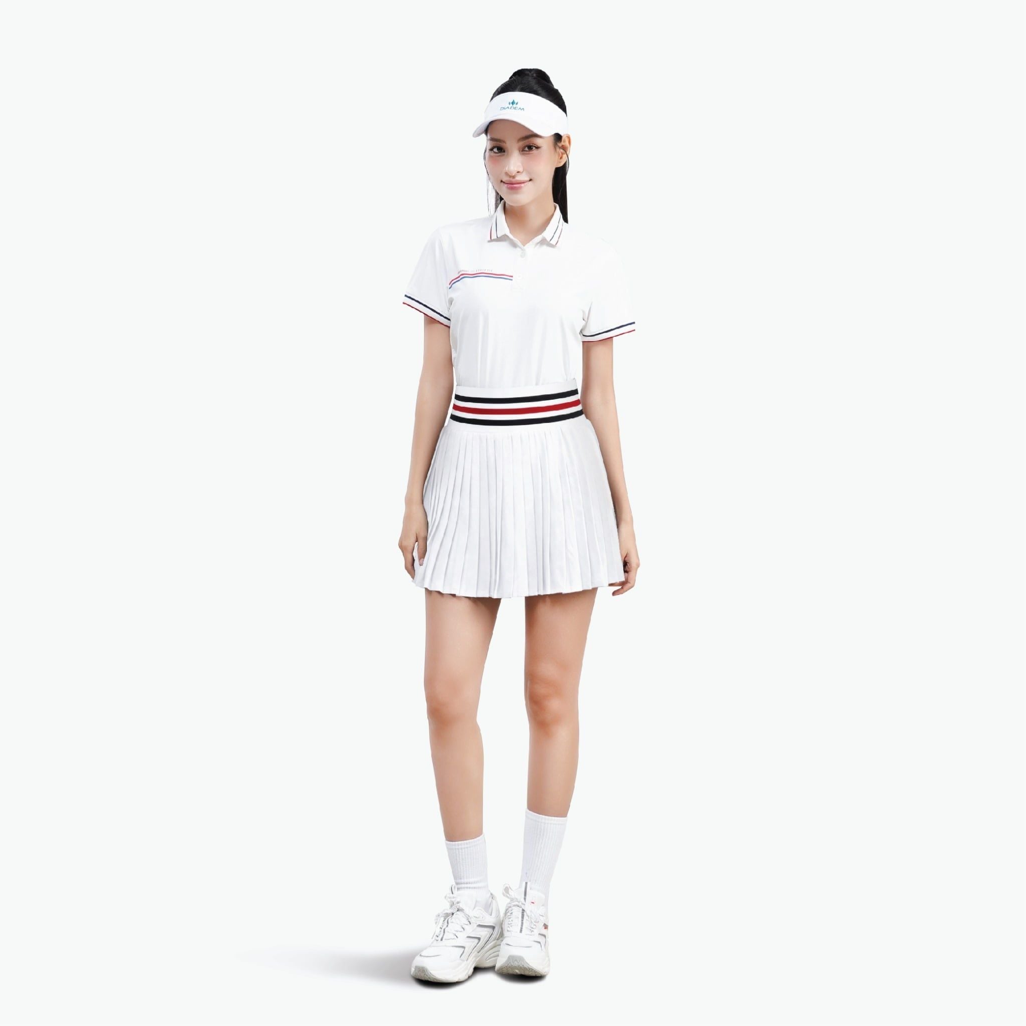  Váy thể thao AM trắng WV2695-11 
