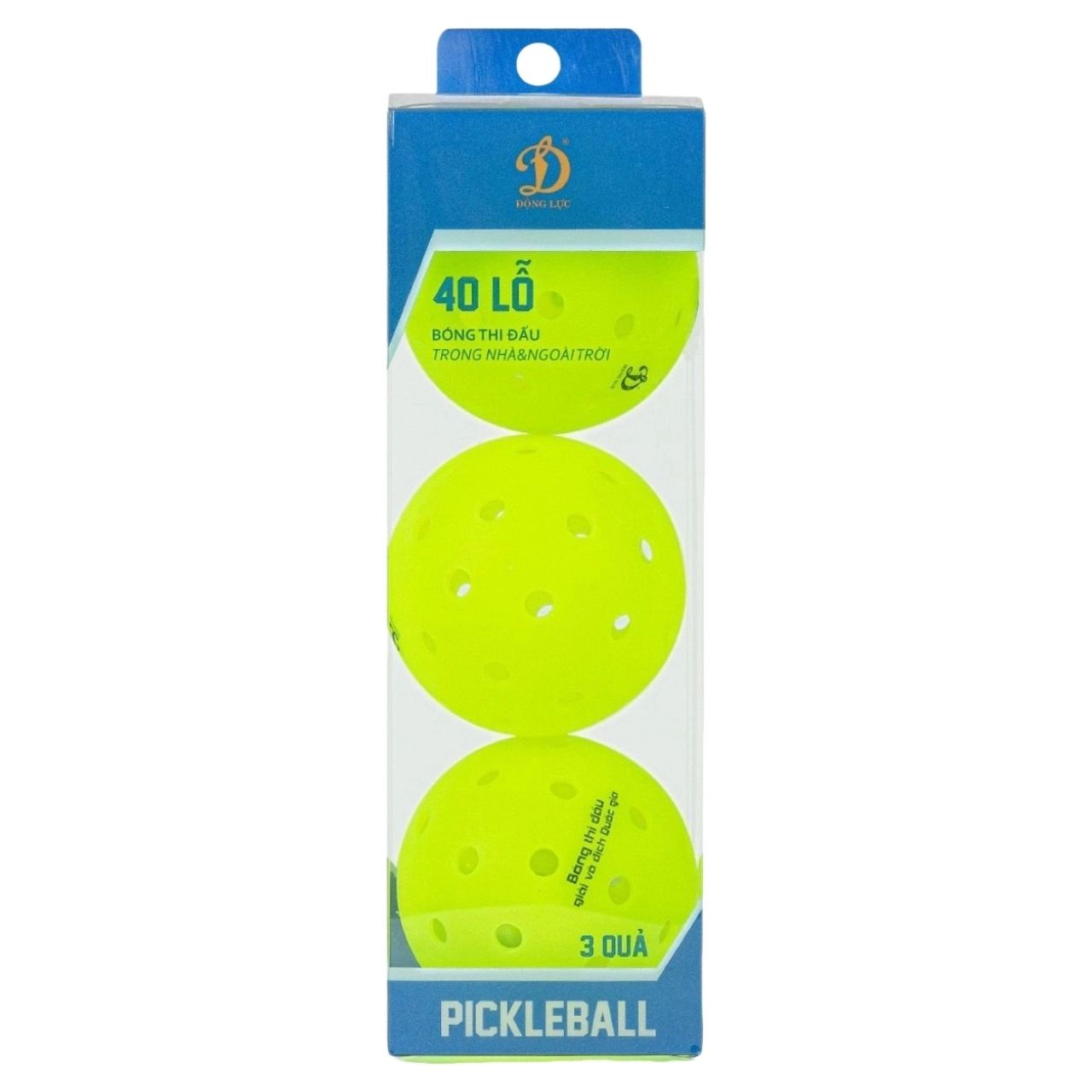  Hộp 3 quả Pickleball động lực D25 