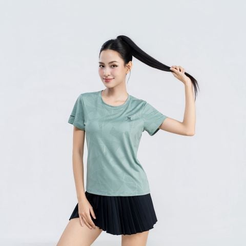  Áo tshirt nữ AM xanh rêu WT2650-37 