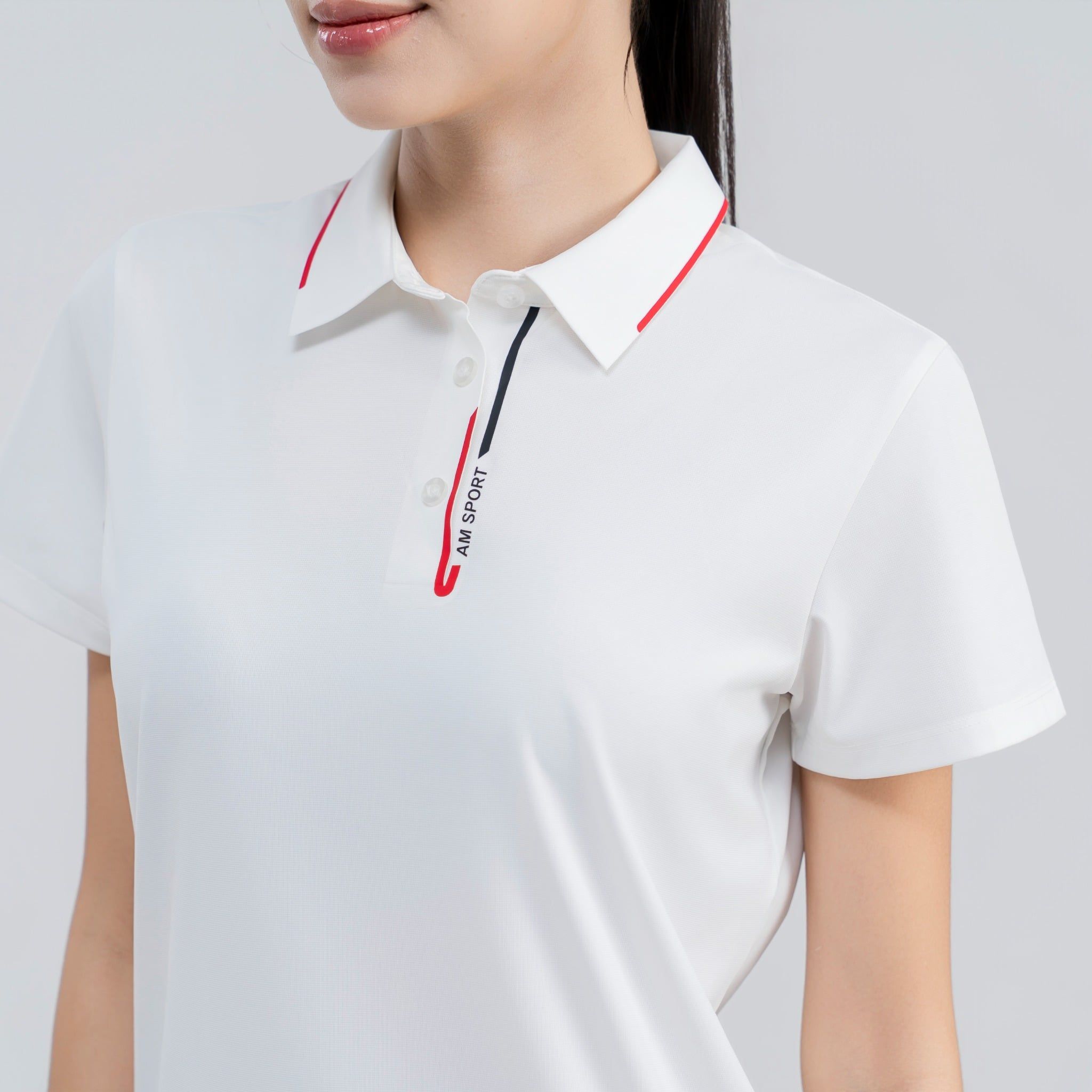  Áo polo nữ AM trắng WP2676-11 