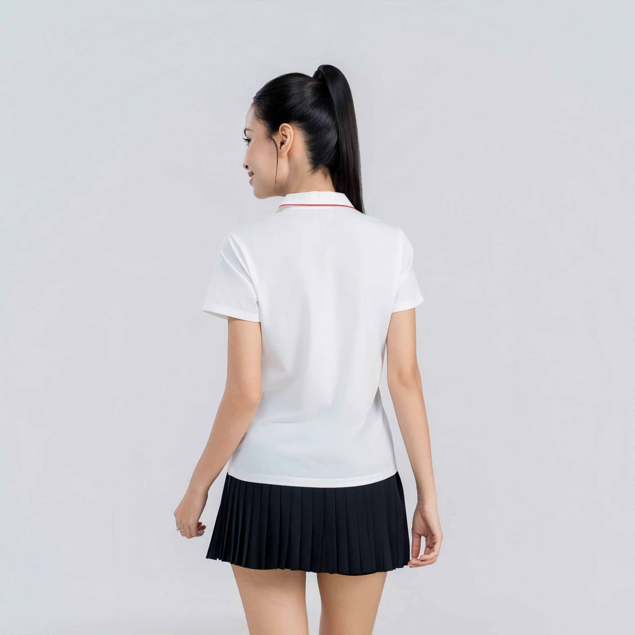  Áo polo nữ AM trắng WP2676-11 