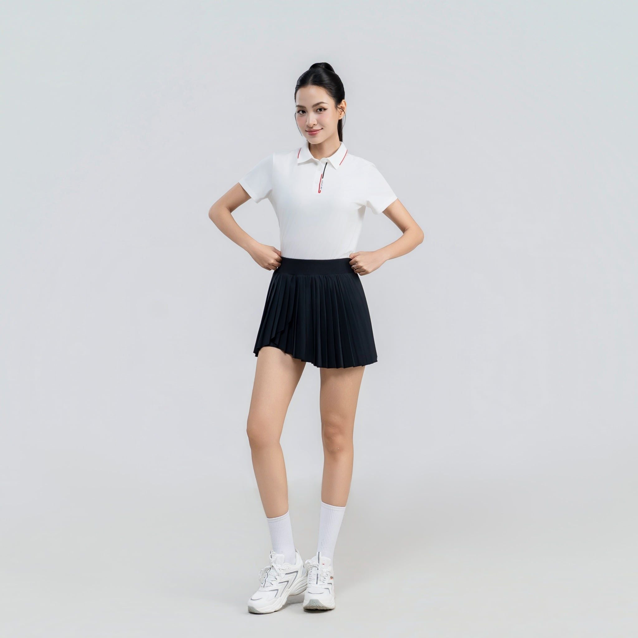  Váy thể thao AM đen WV2696-00 