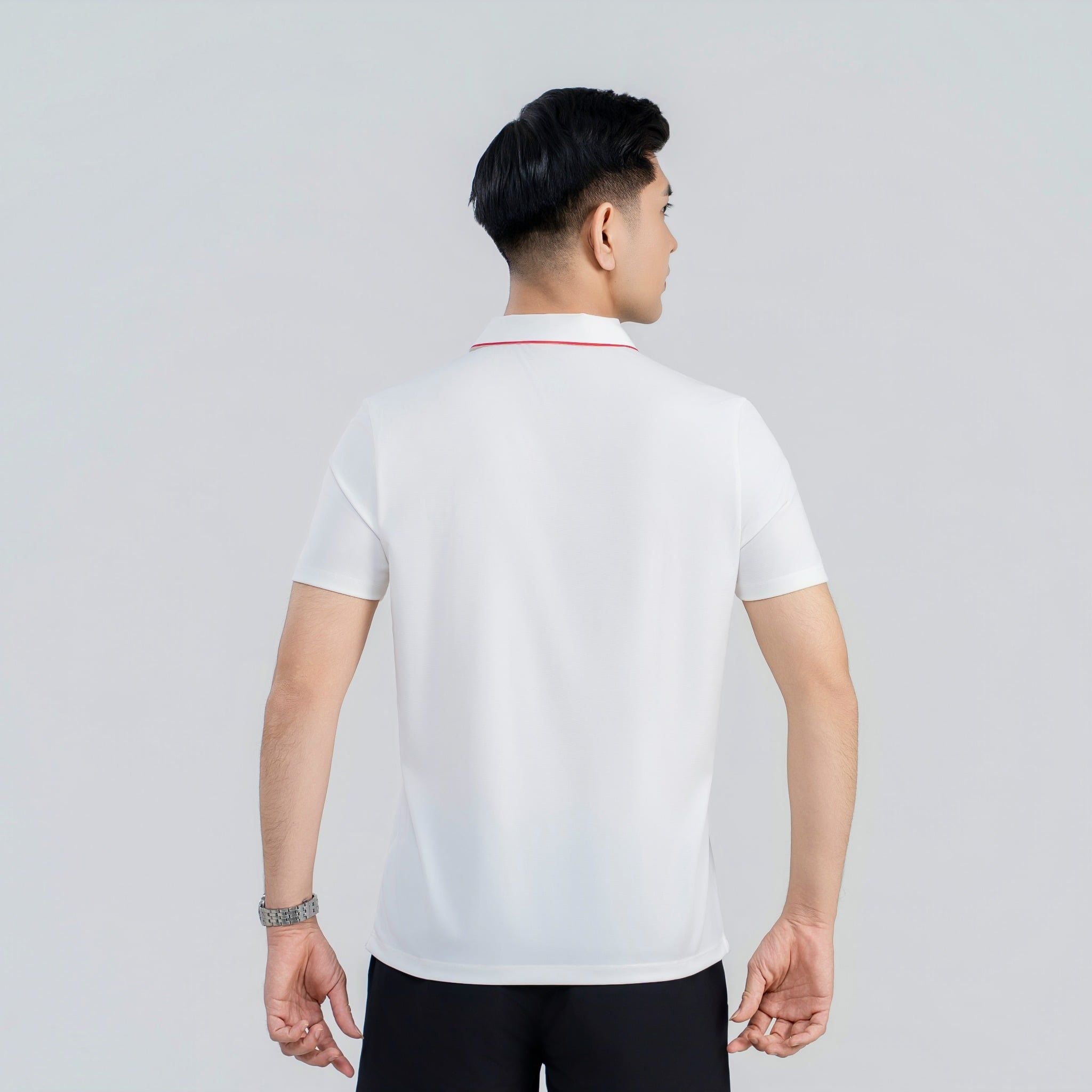  Áo polo nam AM  trắng MP2640-11 