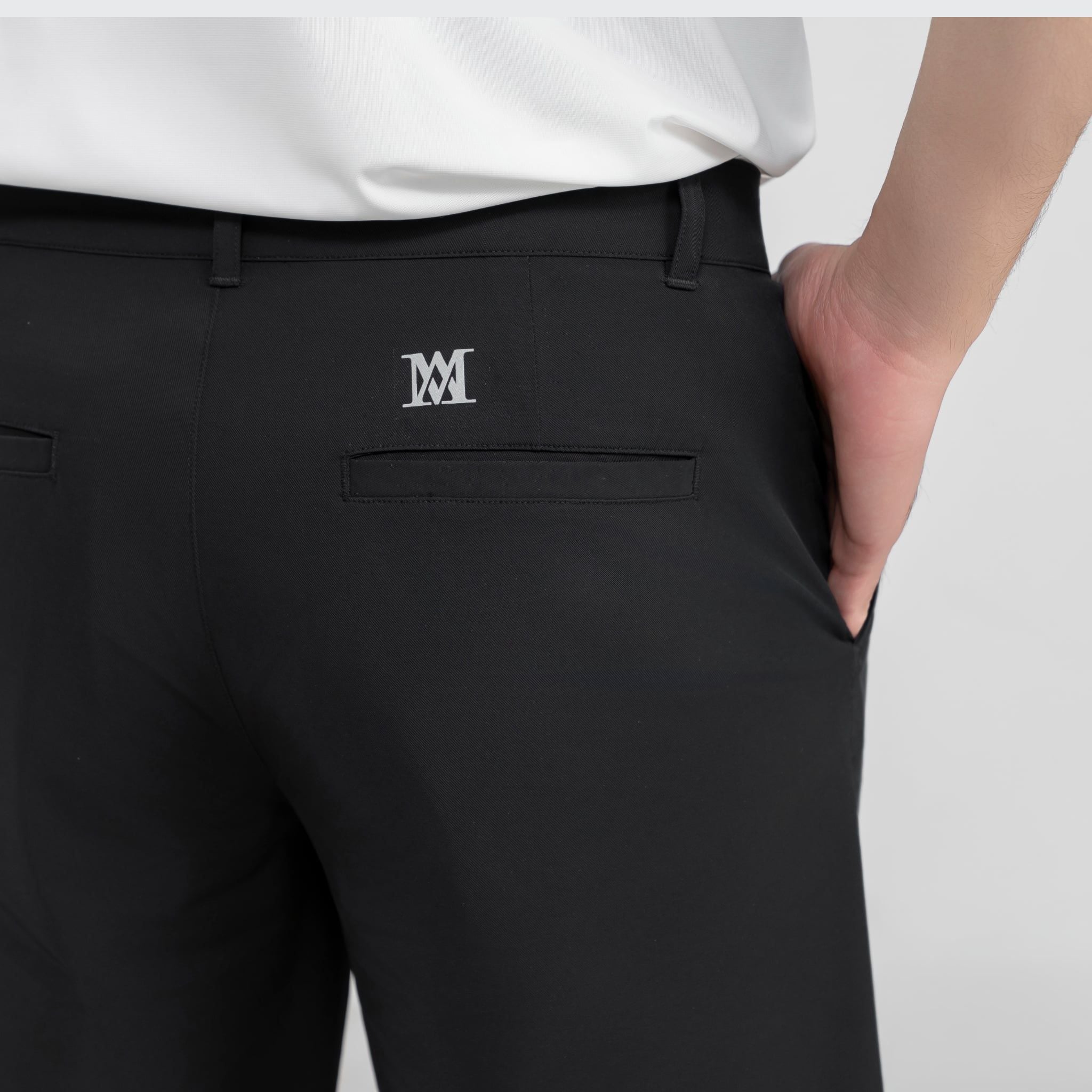  Quần golf nam AM đen SGM2670-00 