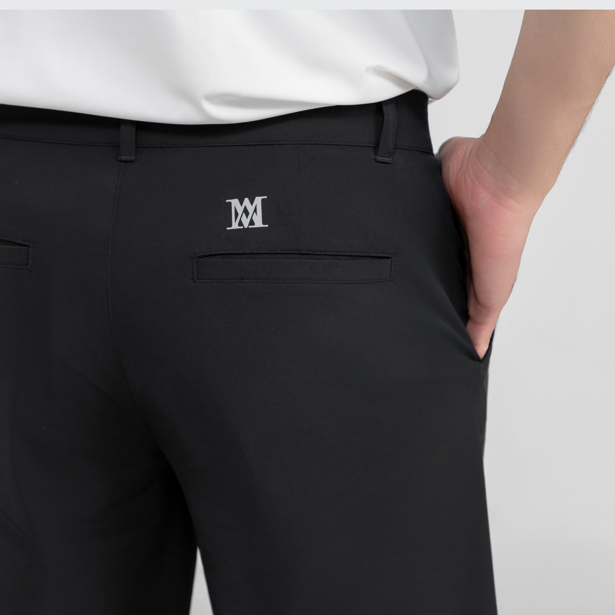  Quần golf nam AM đen SGM2669-00 
