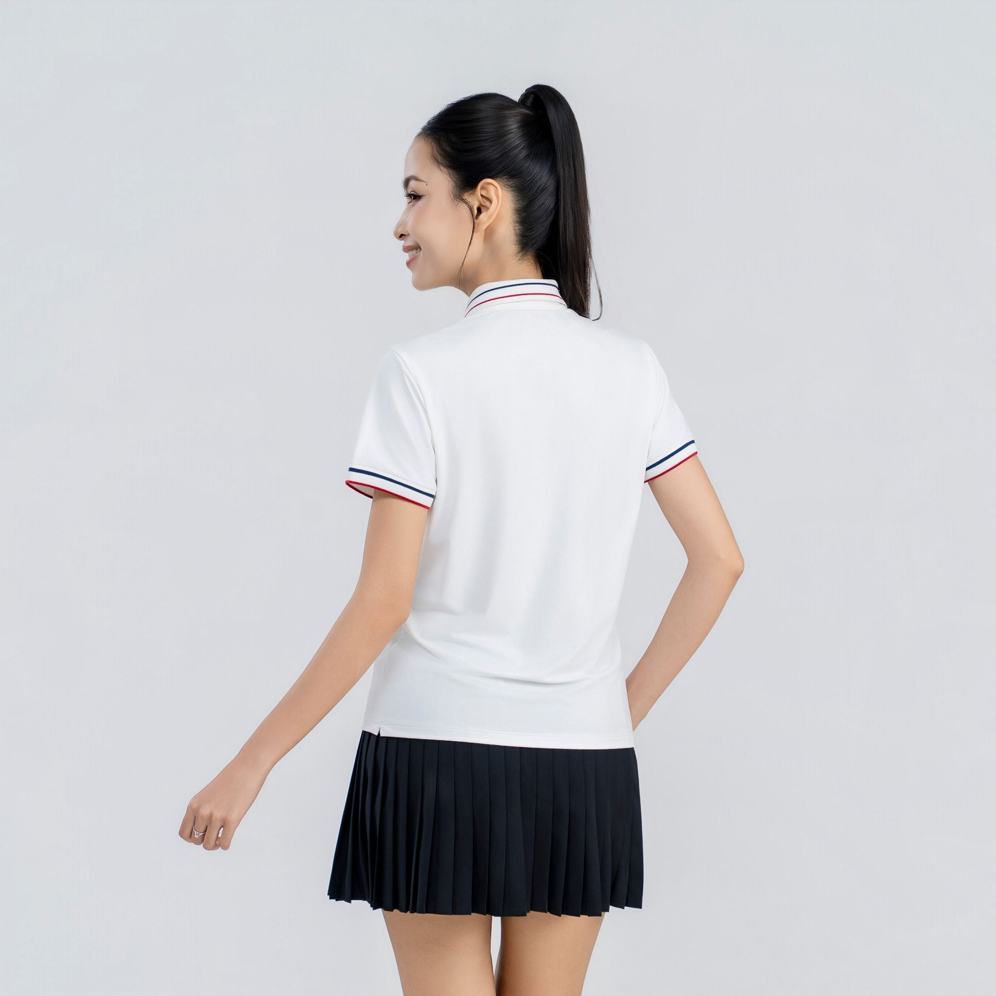  Áo polo nữ AM  trắng WP2678-11 