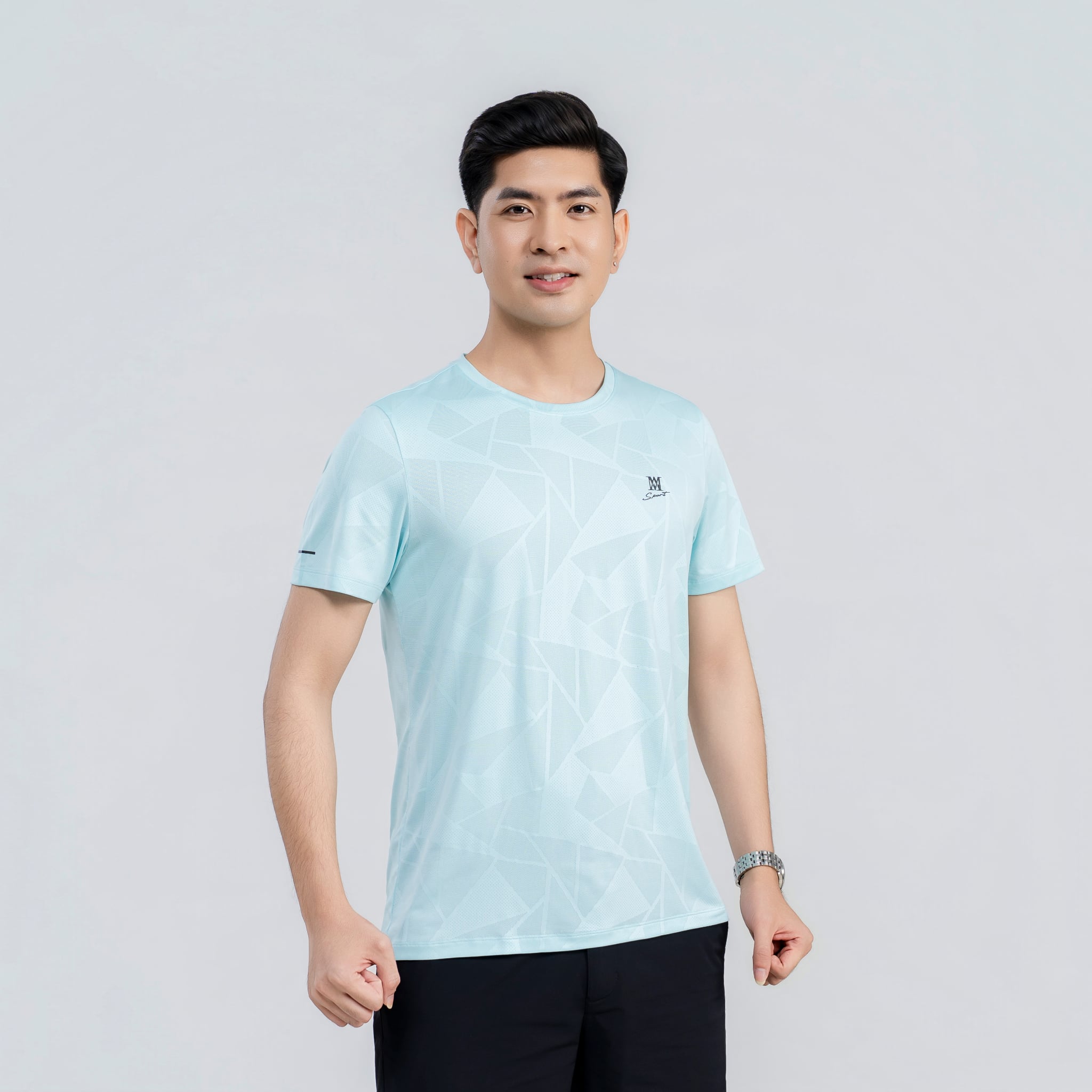 Áo tshirt nam AM  xanh mint  MT2650-33