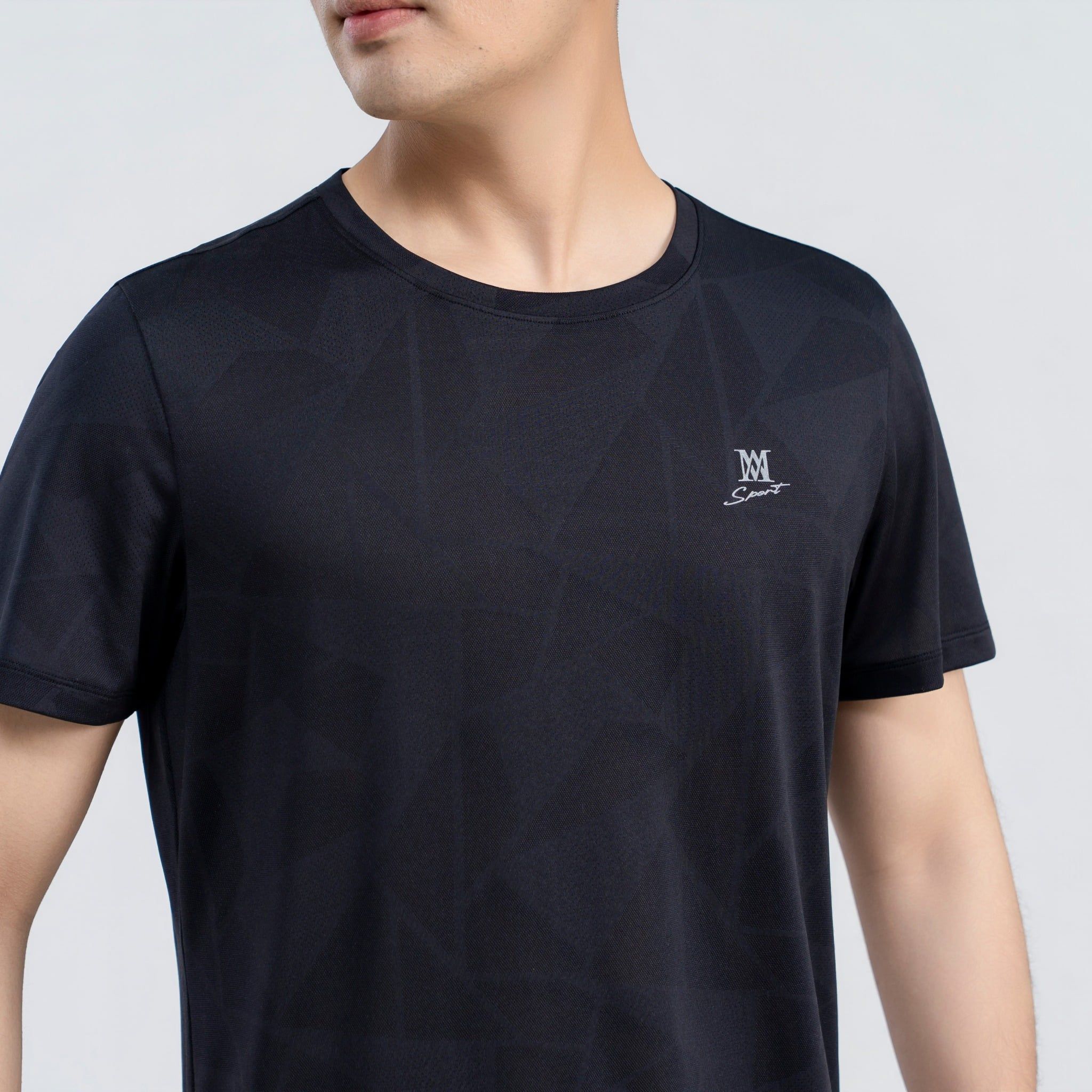  Áo tshirt nam AM  đen MT2650-00 