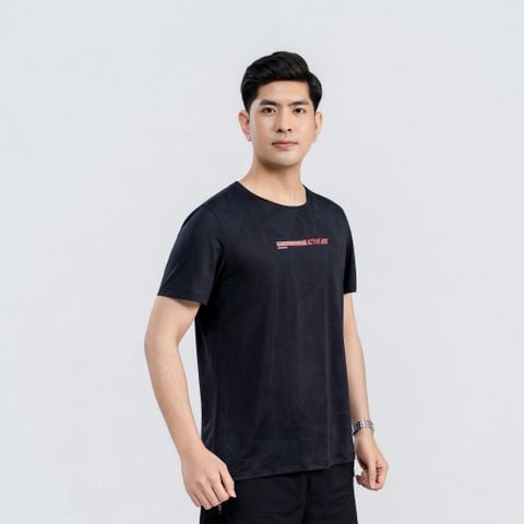  Áo tshirt nam AM  đen MT2689-00 