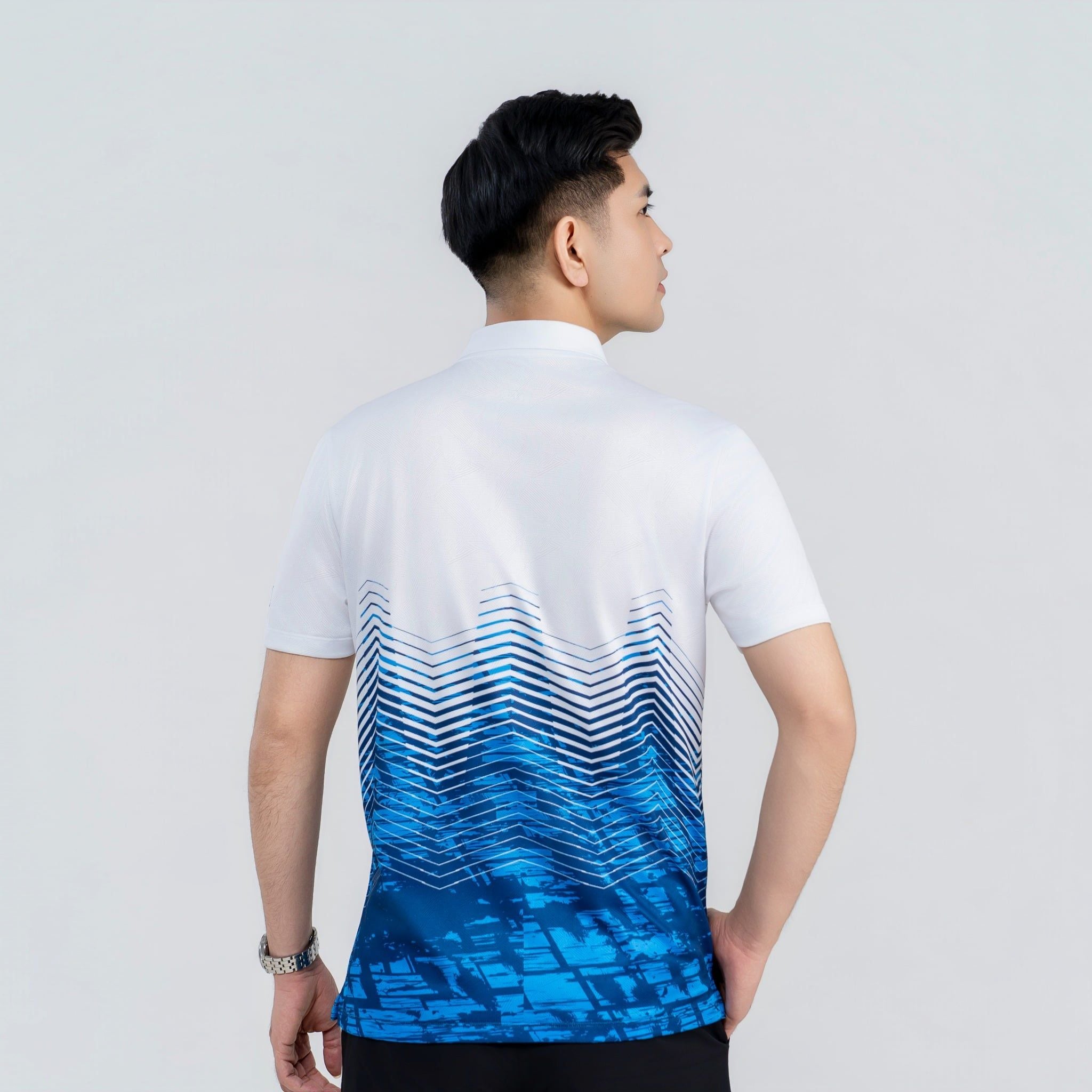  Áo polo nam AM trắng MP2680-11 