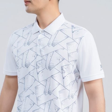  Áo polo nam AM trắng  MP2682-11 