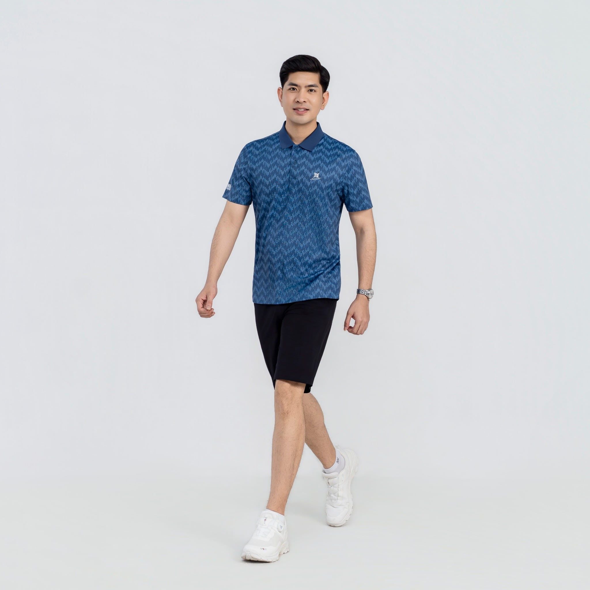  Áo polo nam AM  tím than MP2633-44 