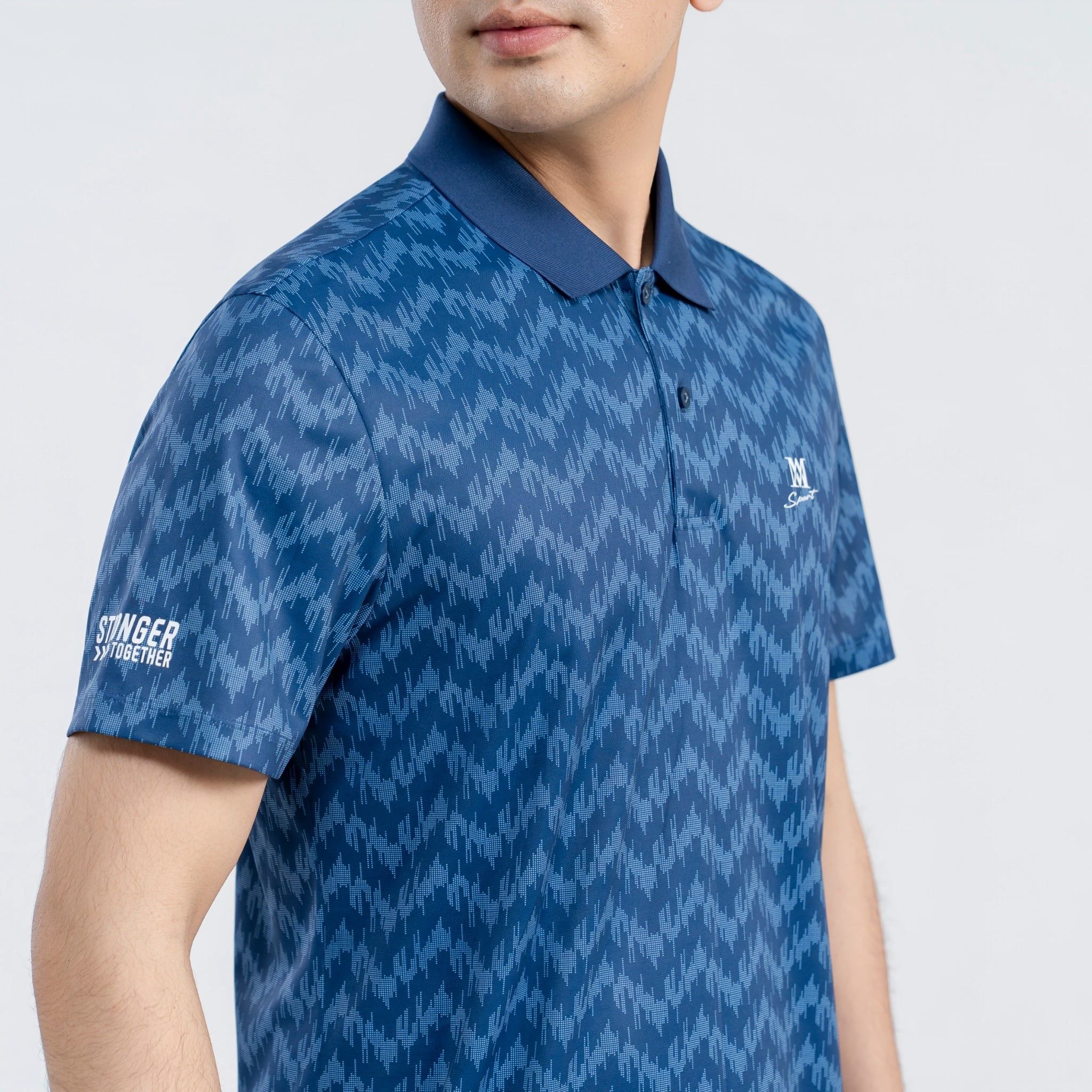  Áo polo nam AM  tím than MP2633-44 