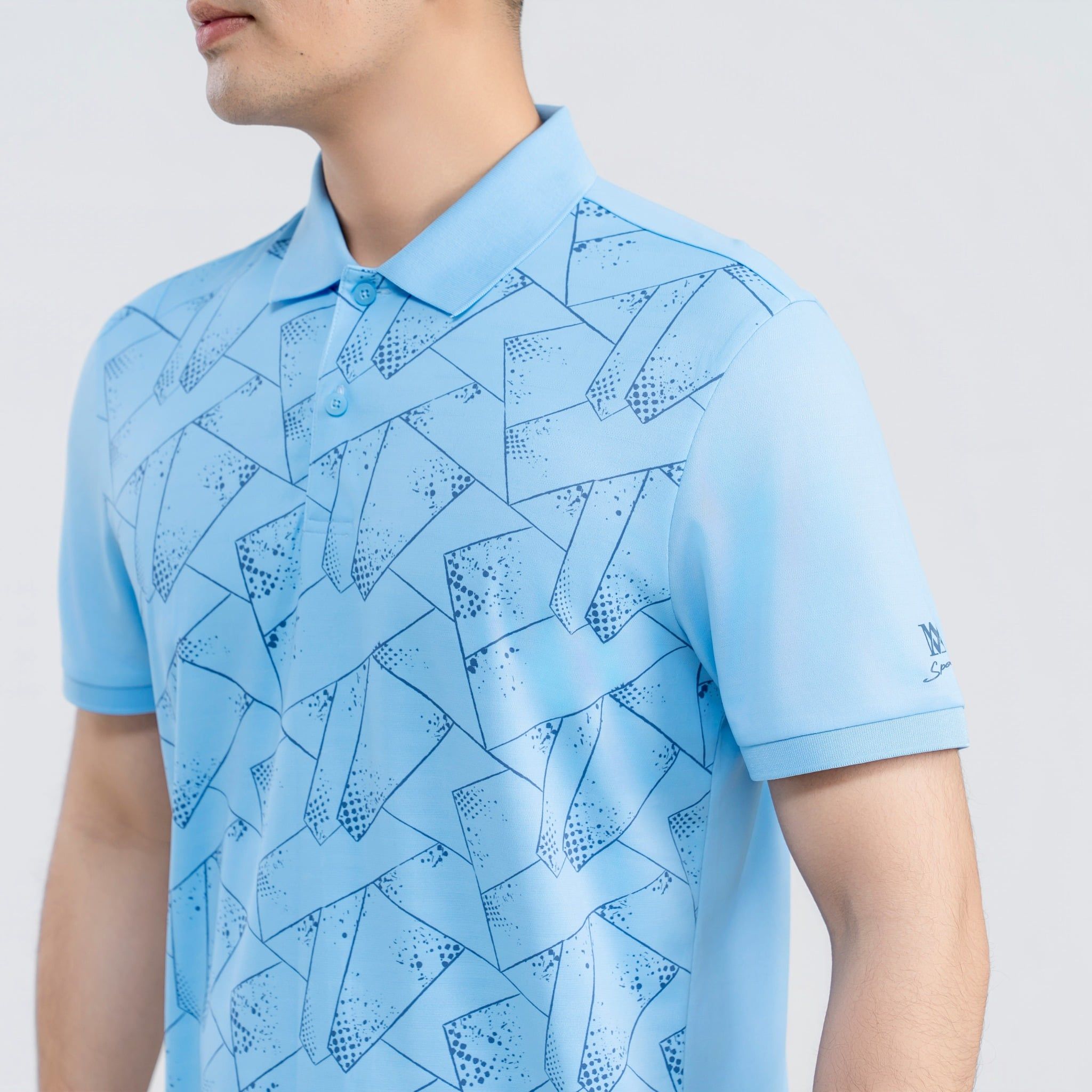  Áo polo nam AM  xanh nhạt MP2682-33 