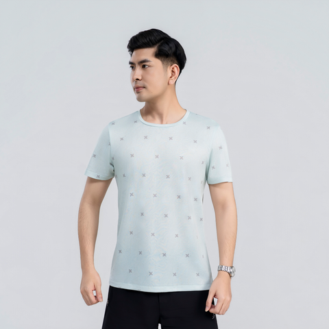  Áo tshirt nam AM  xanh mint MT2688-33 