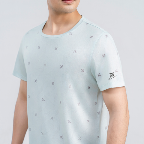  Áo tshirt nam AM  xanh mint MT2688-33 