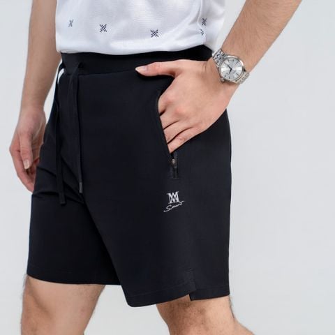  Quần short nam AM đen SRM2694-00 