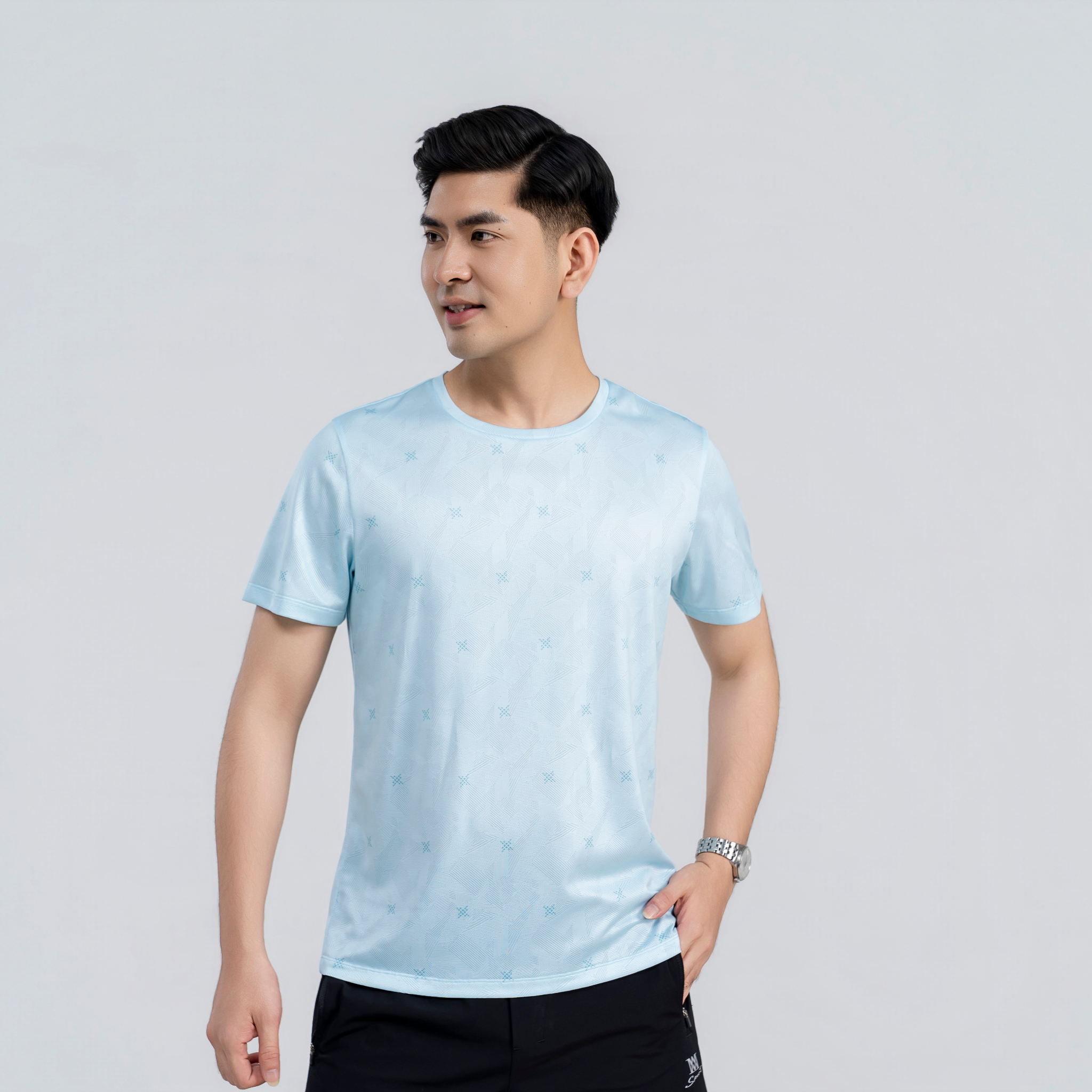 Áo tshirt nam AM  xanh ngọc MT2688-37