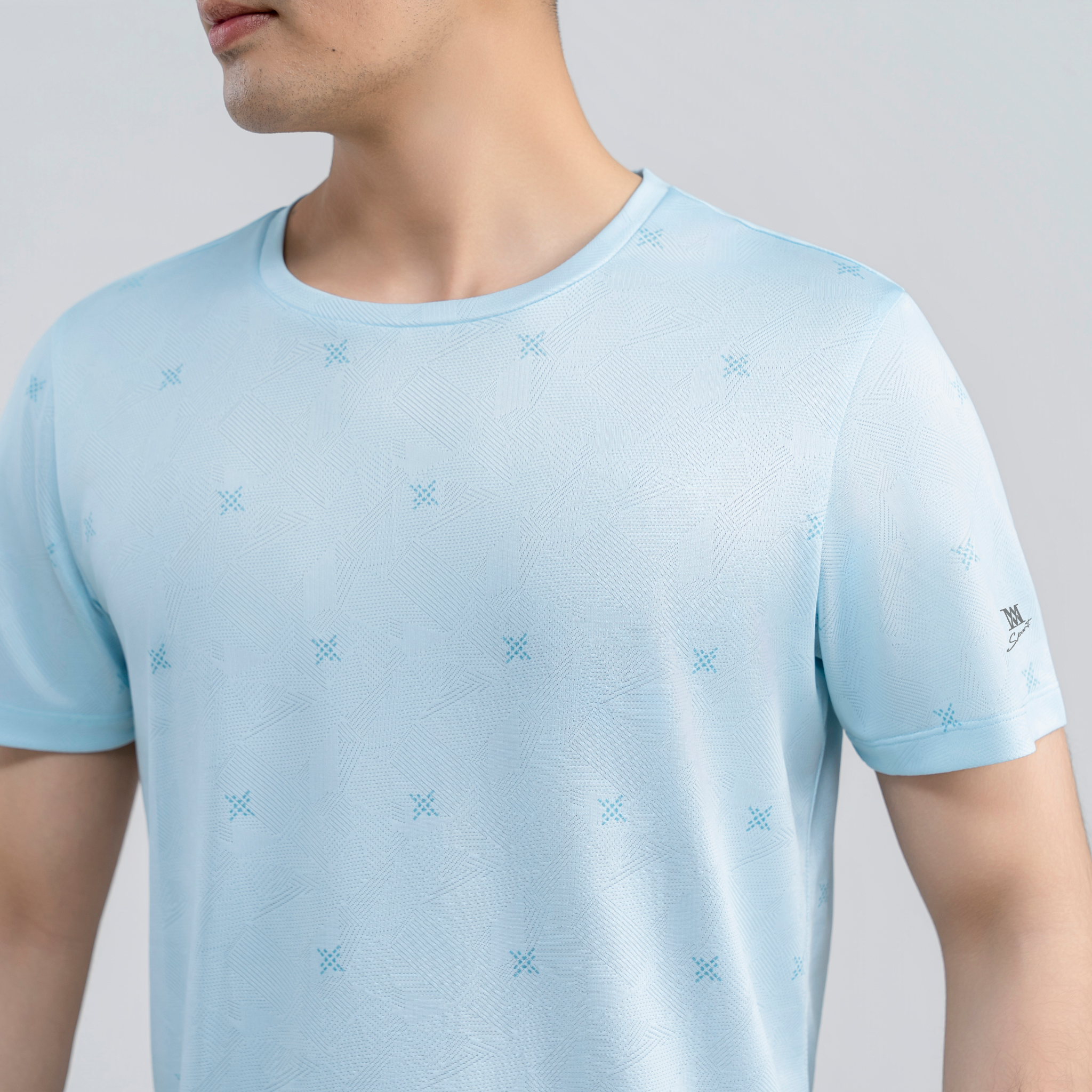  Áo tshirt nam AM  xanh ngọc MT2688-37 