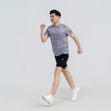 Áo tshirt nam AM  ghi MT2688-22 