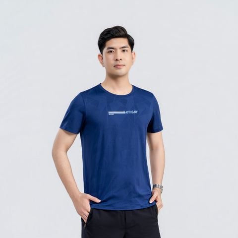  Áo tshirt nam AM tím than MT2689-44 