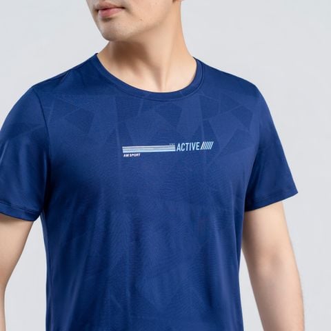  Áo tshirt nam AM tím than MT2689-44 