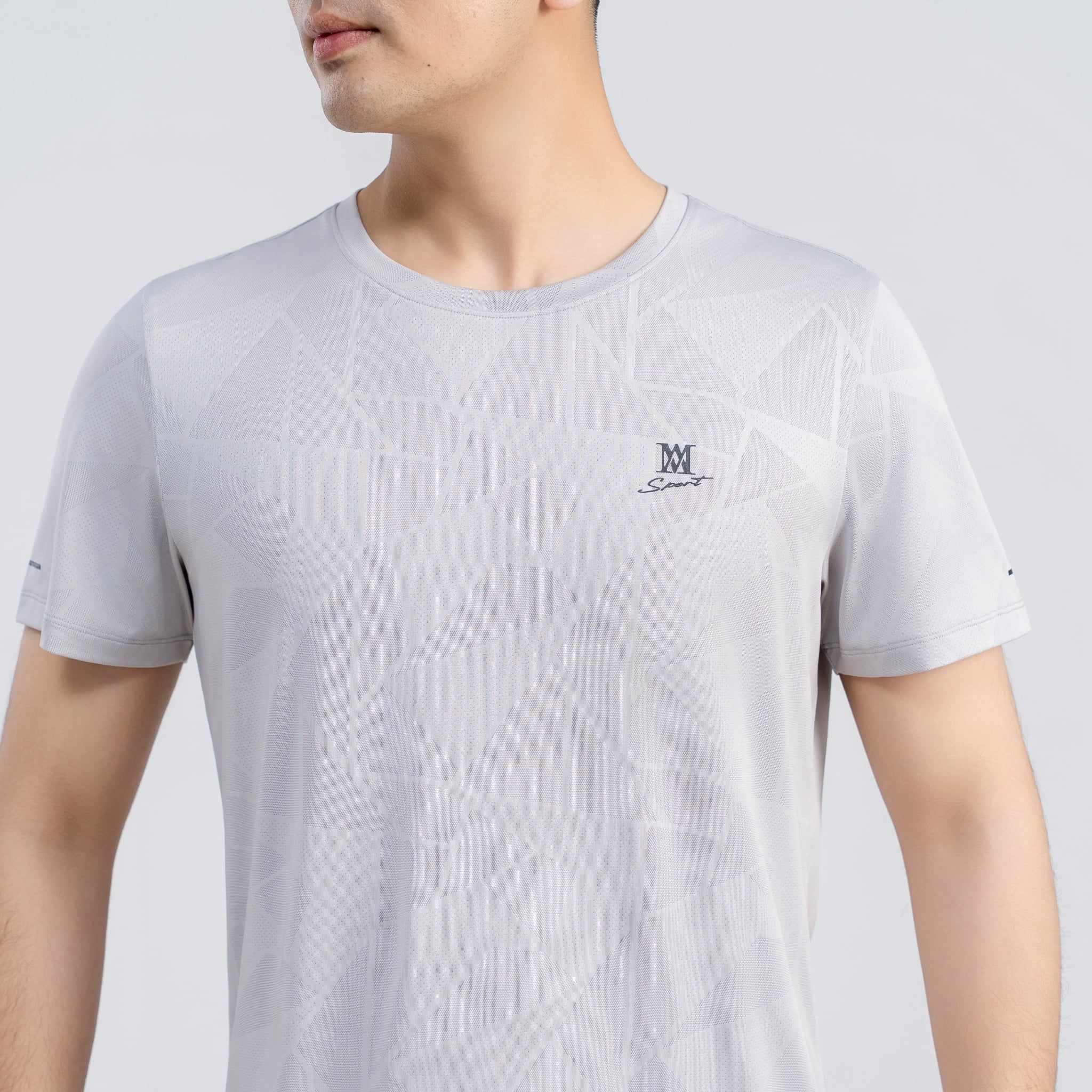  Áo tshirt nam AM ghi MT2650-22 