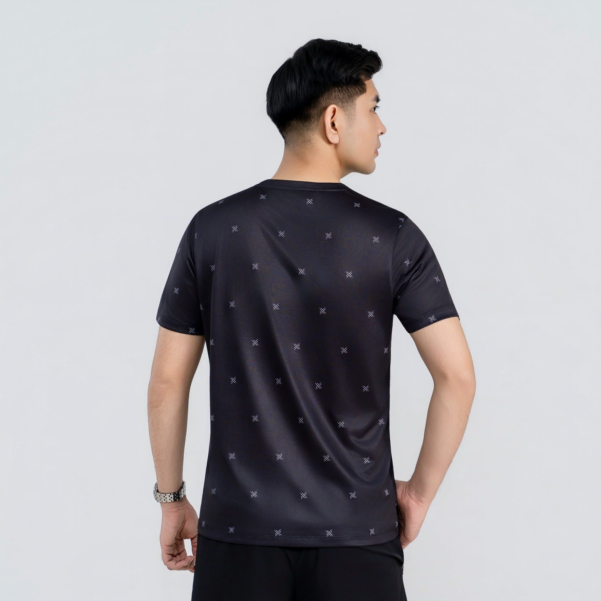  Áo tshirt nam AM  đen MT2688-00 