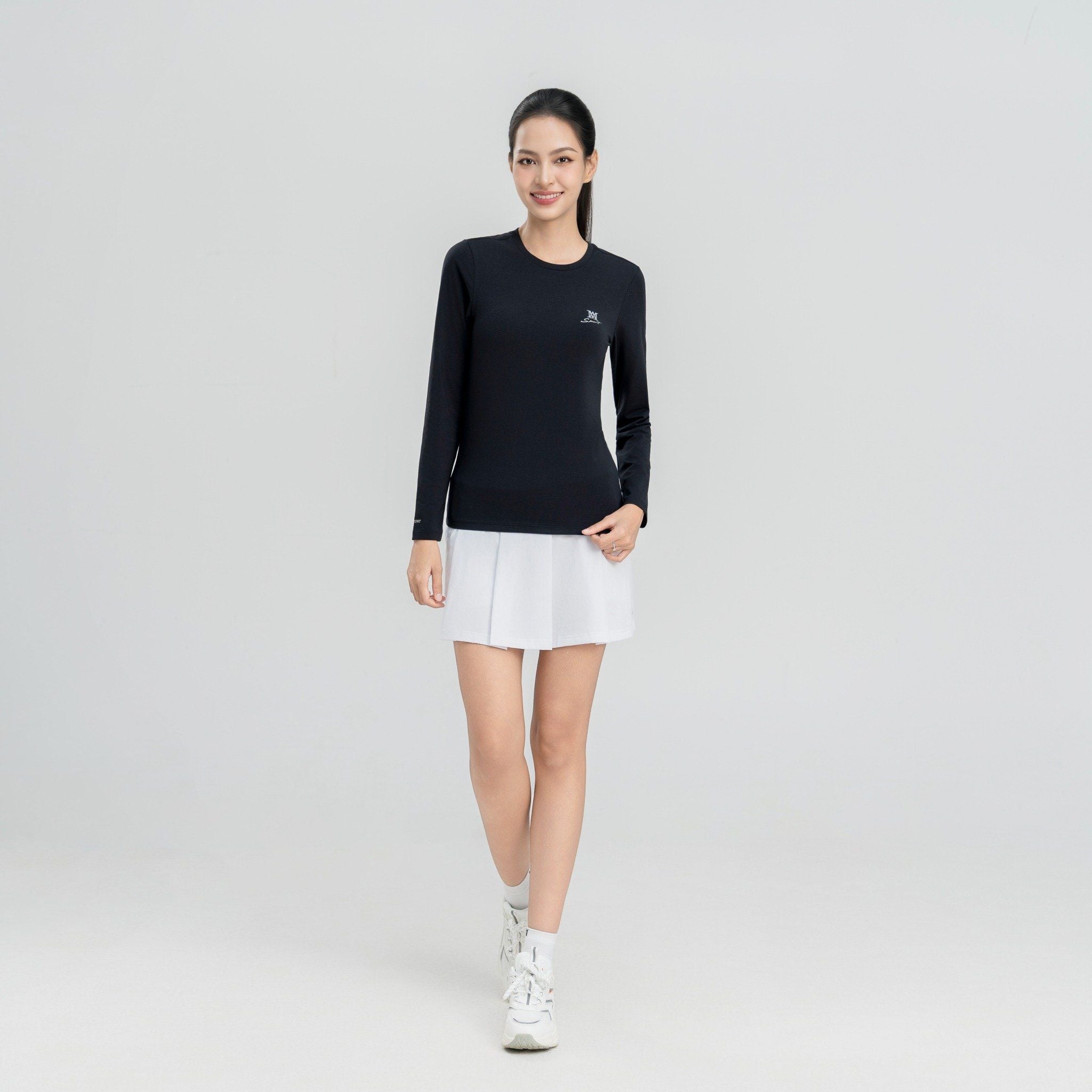  Áo giữ nhiệt AM nữ WLT2640-00 đen 