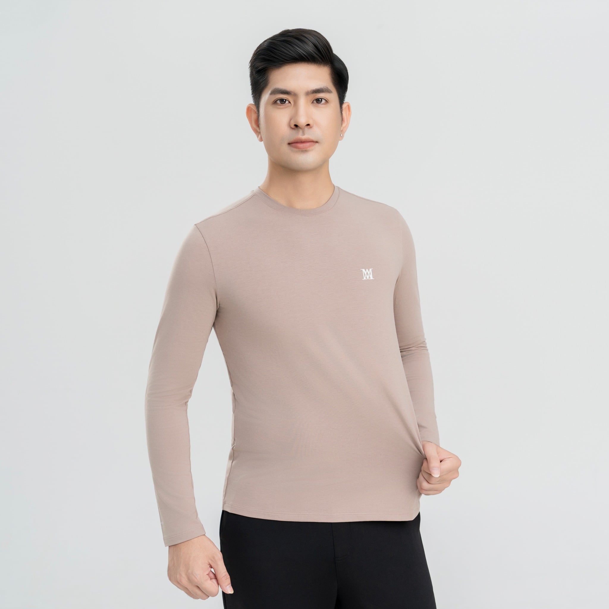 Áo giữ nhiệt AM nam MLT2658-22 nâu