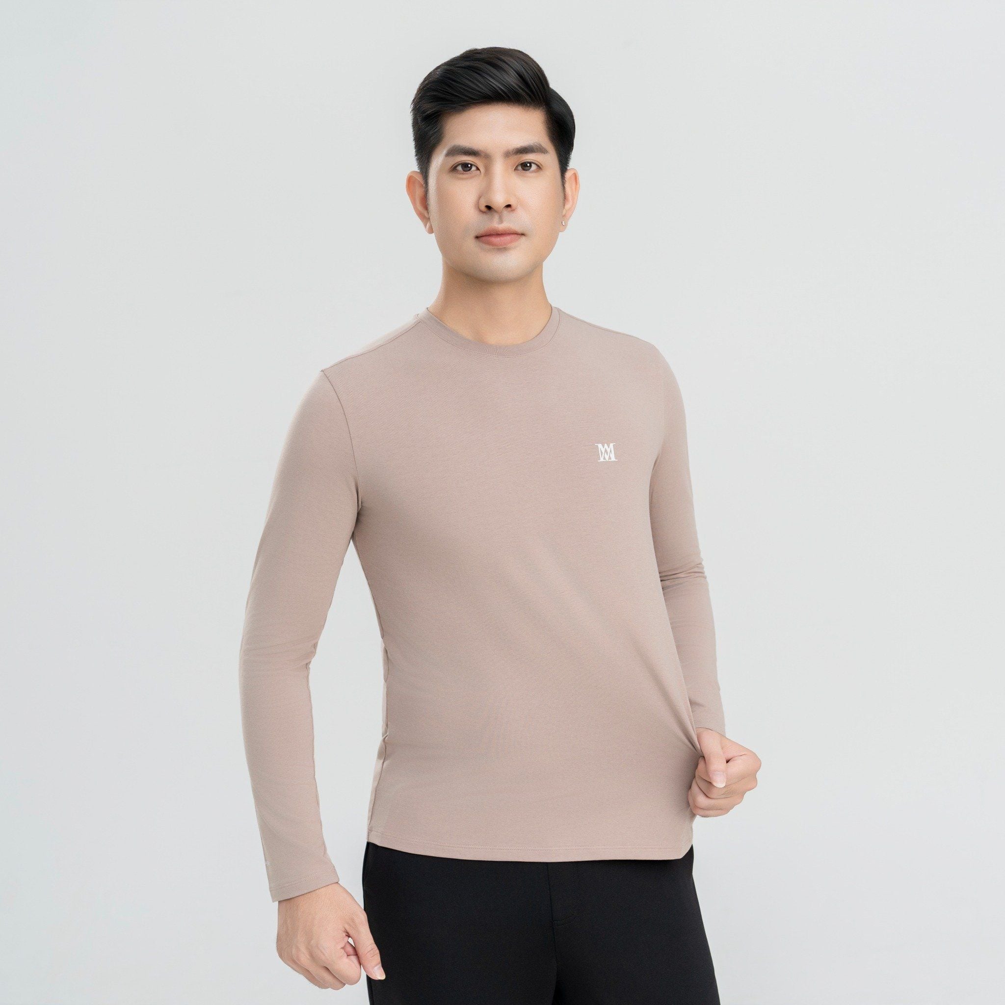  Áo giữ nhiệt AM nam MLT2658-22 nâu 