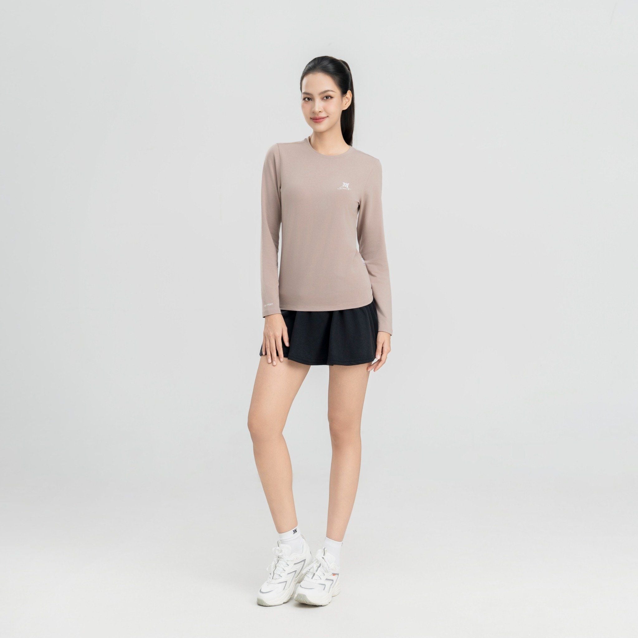  Áo giữ nhiệt AM nữ WLT2640-22 nâu 