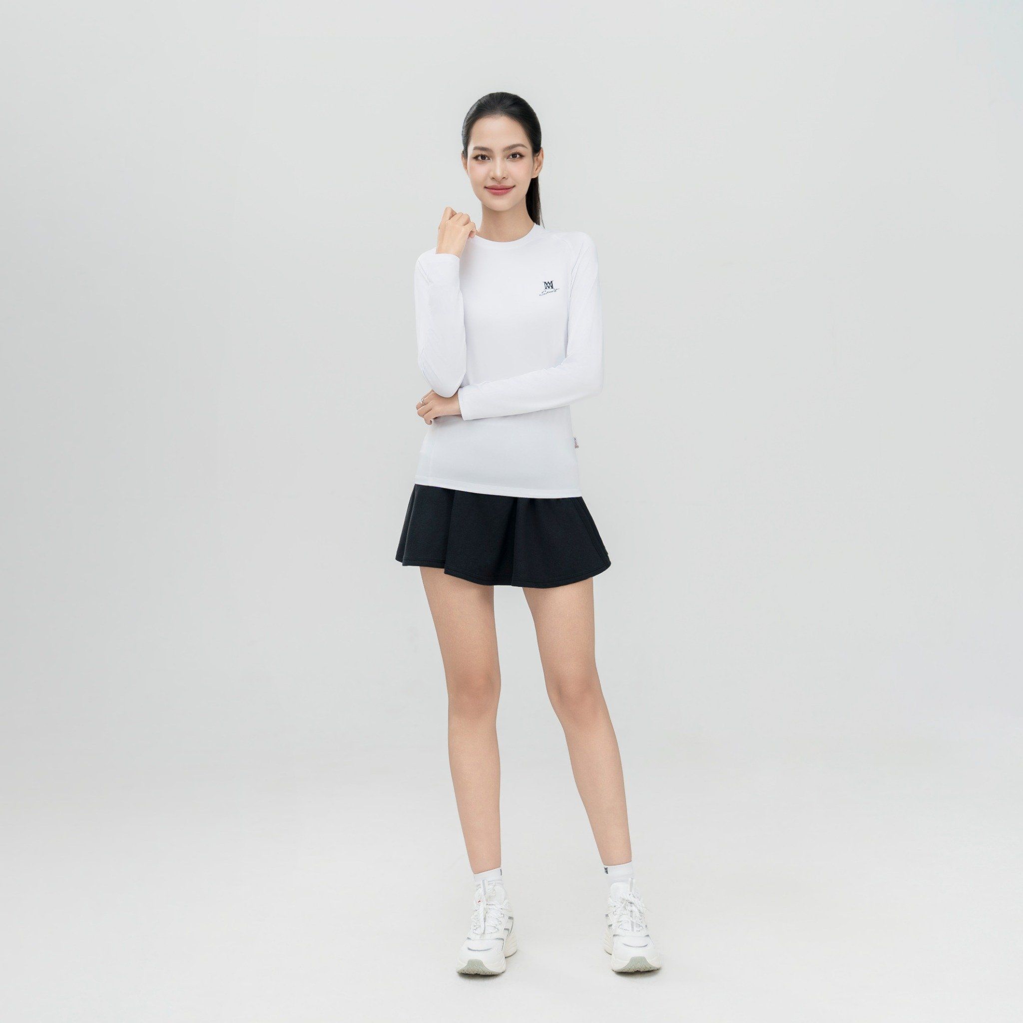  Áo giữ nhiệt AM nữ WLT2659-11 trắng 