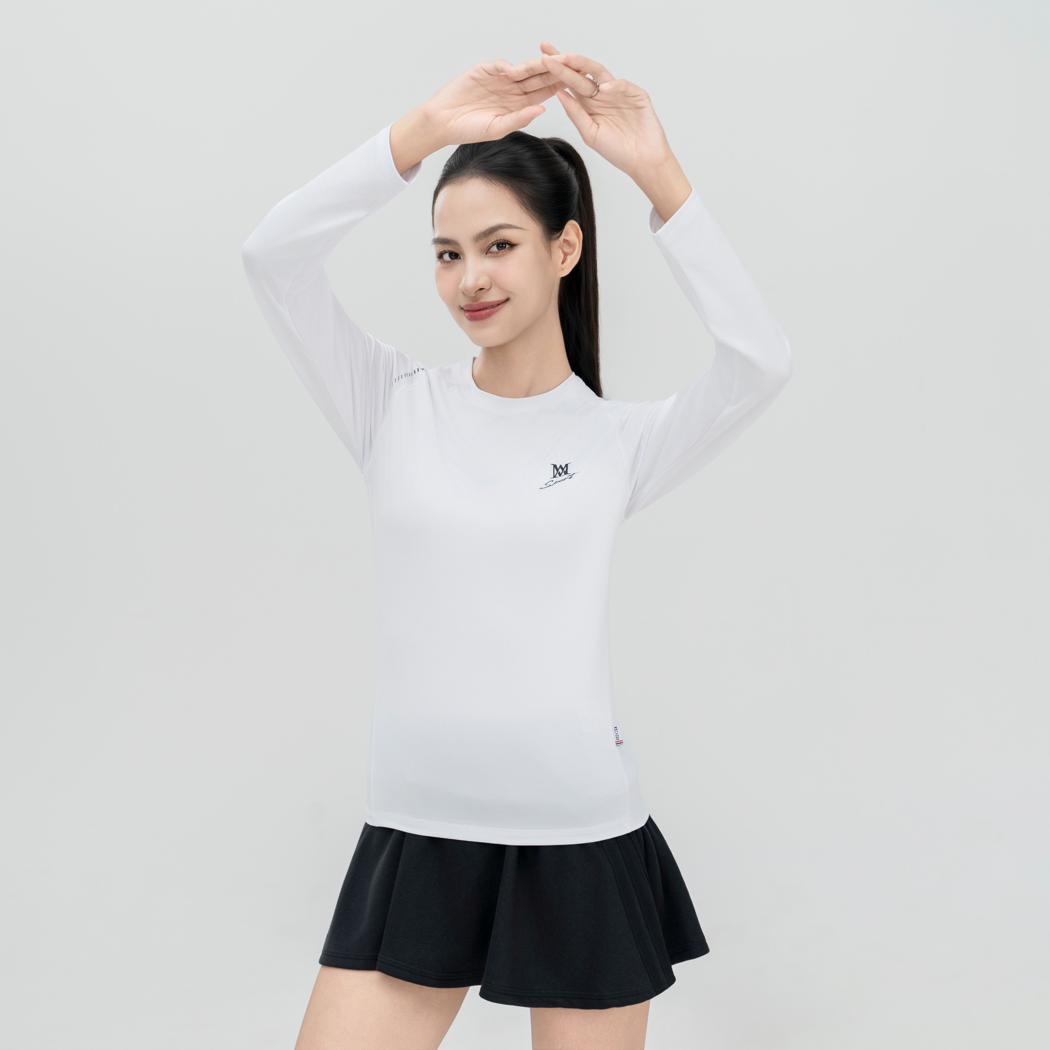 Áo giữ nhiệt AM nữ WLT2659-11 trắng