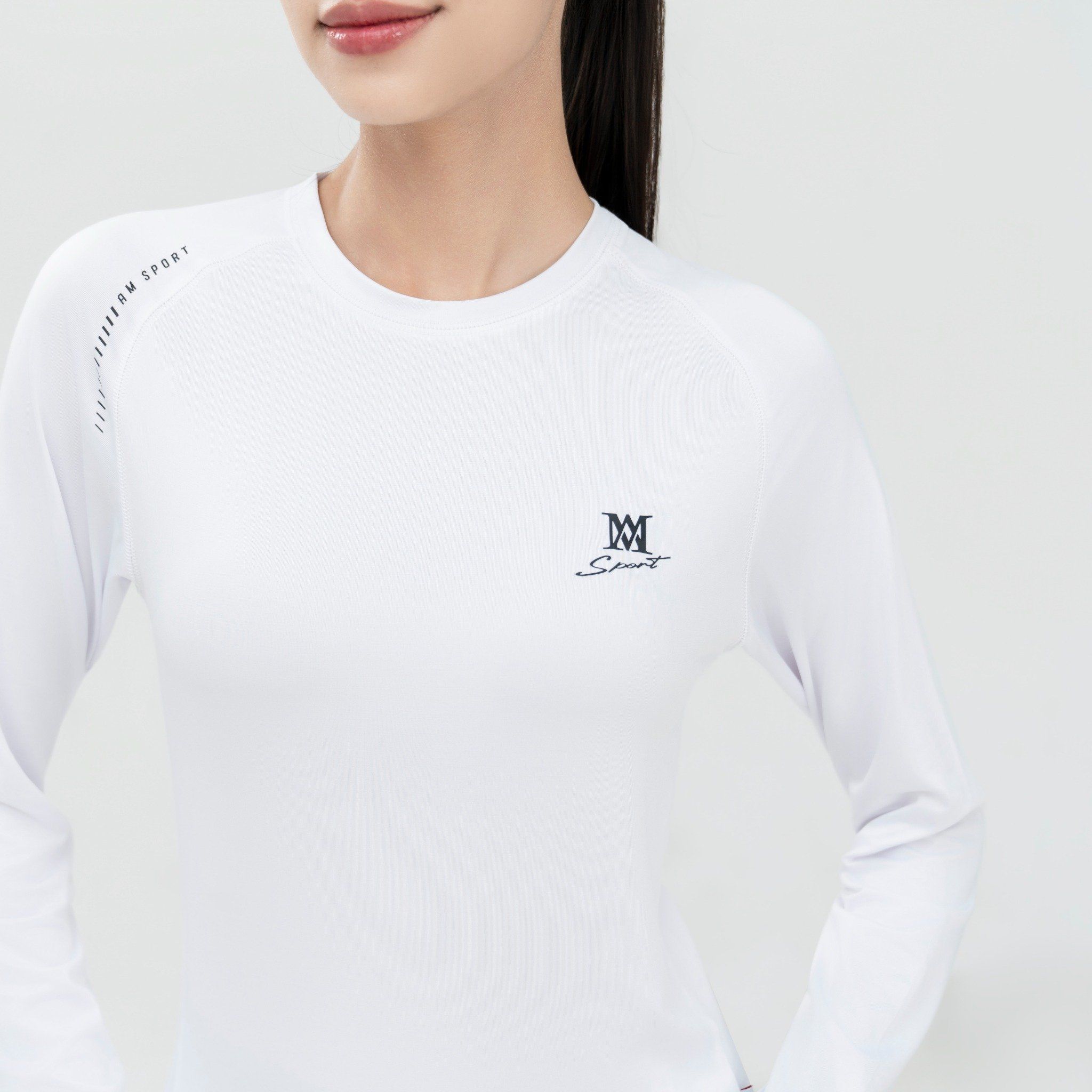  Áo giữ nhiệt AM nữ WLT2659-11 trắng 