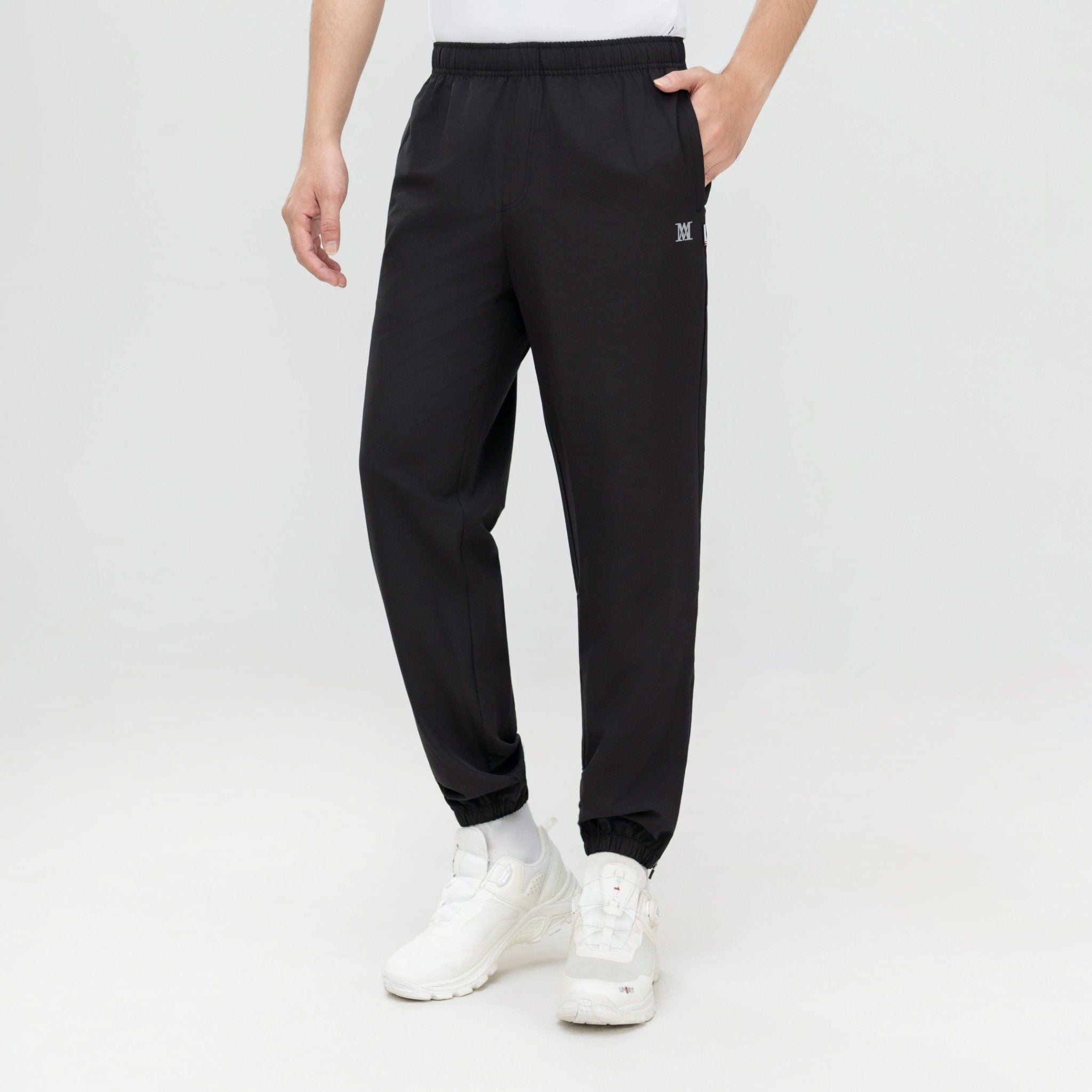  Quần gió AM nam MQG2671-00 đen 