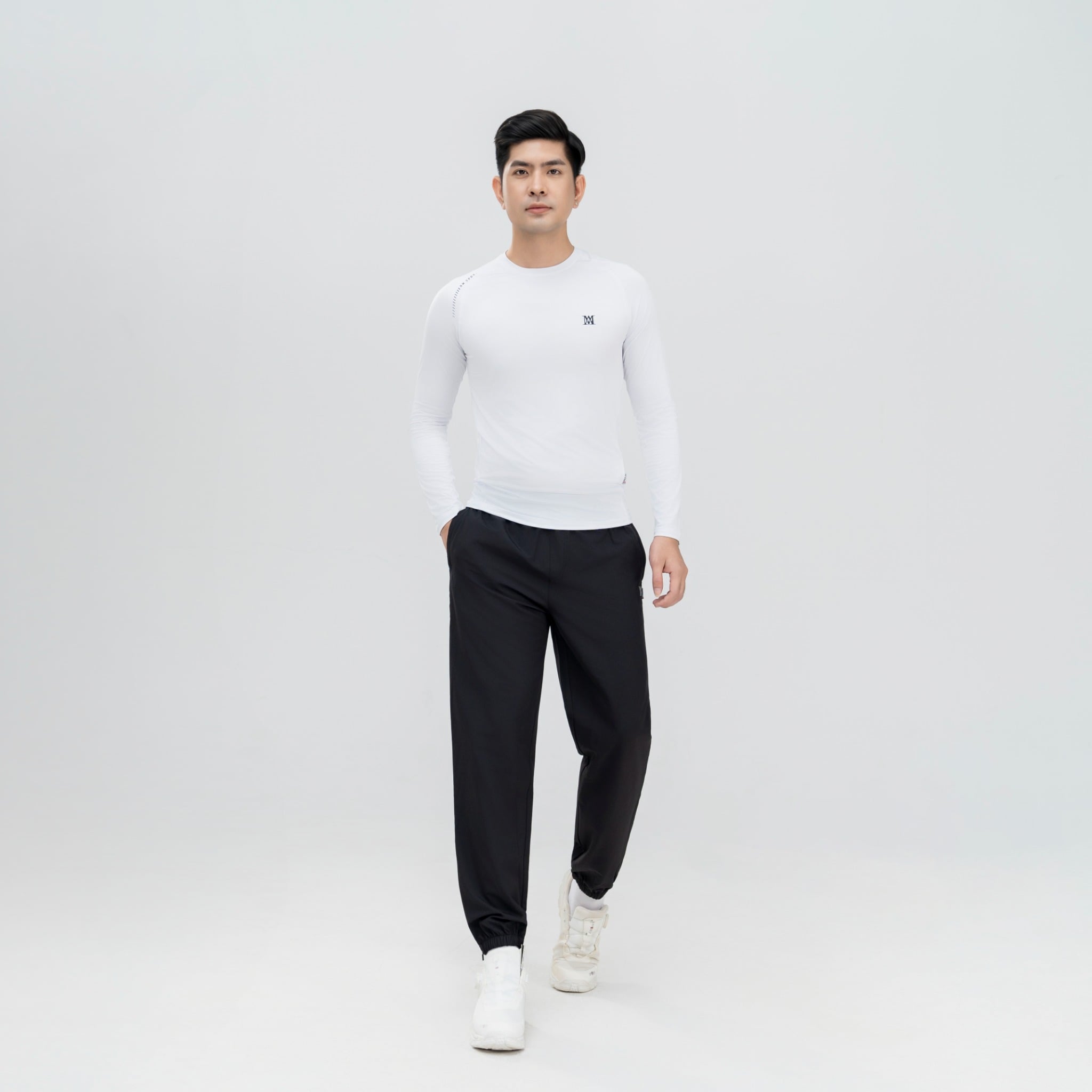 Quần gió AM nam MQG2671-00 đen