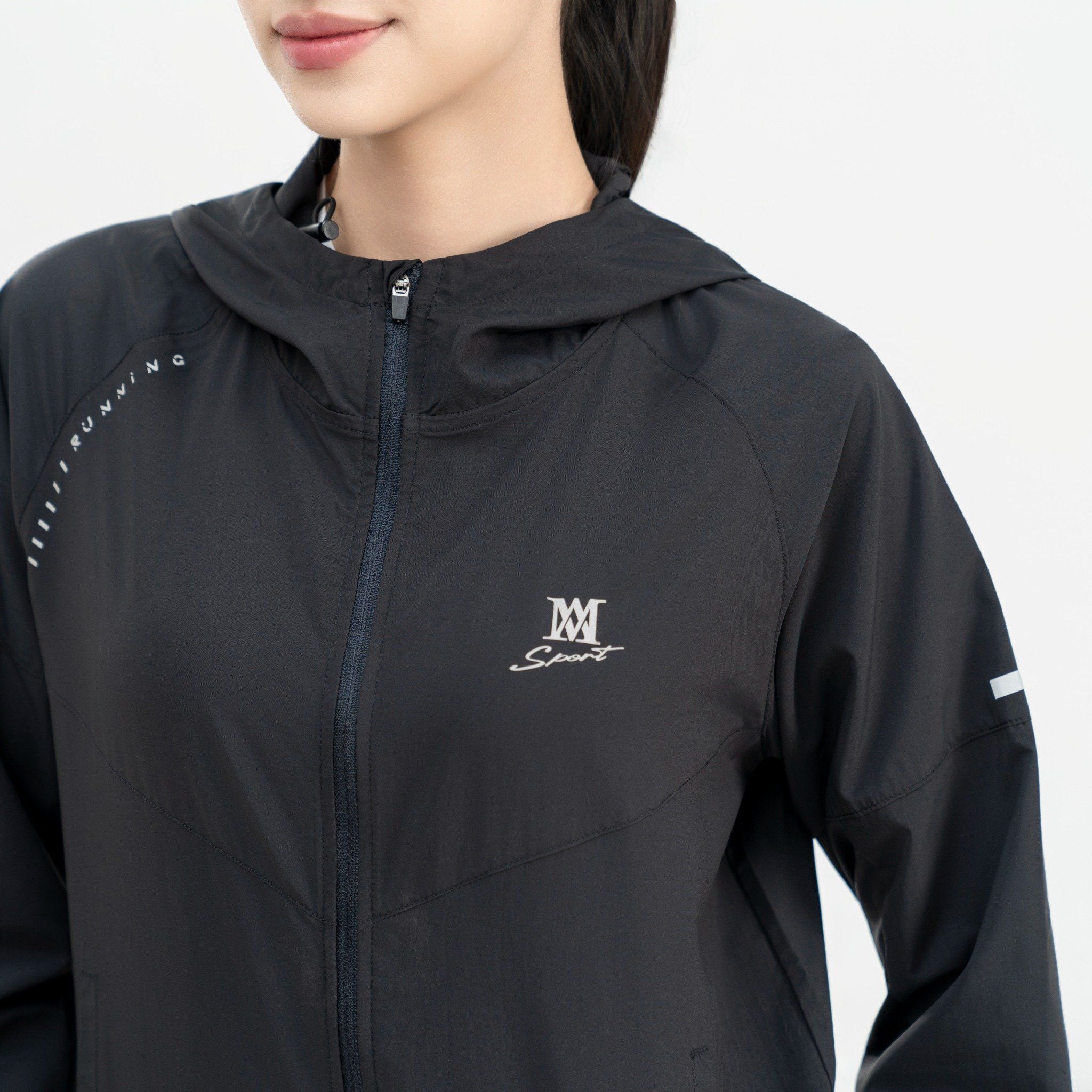  Áo gió AM nữ WJK2642-00 đen 