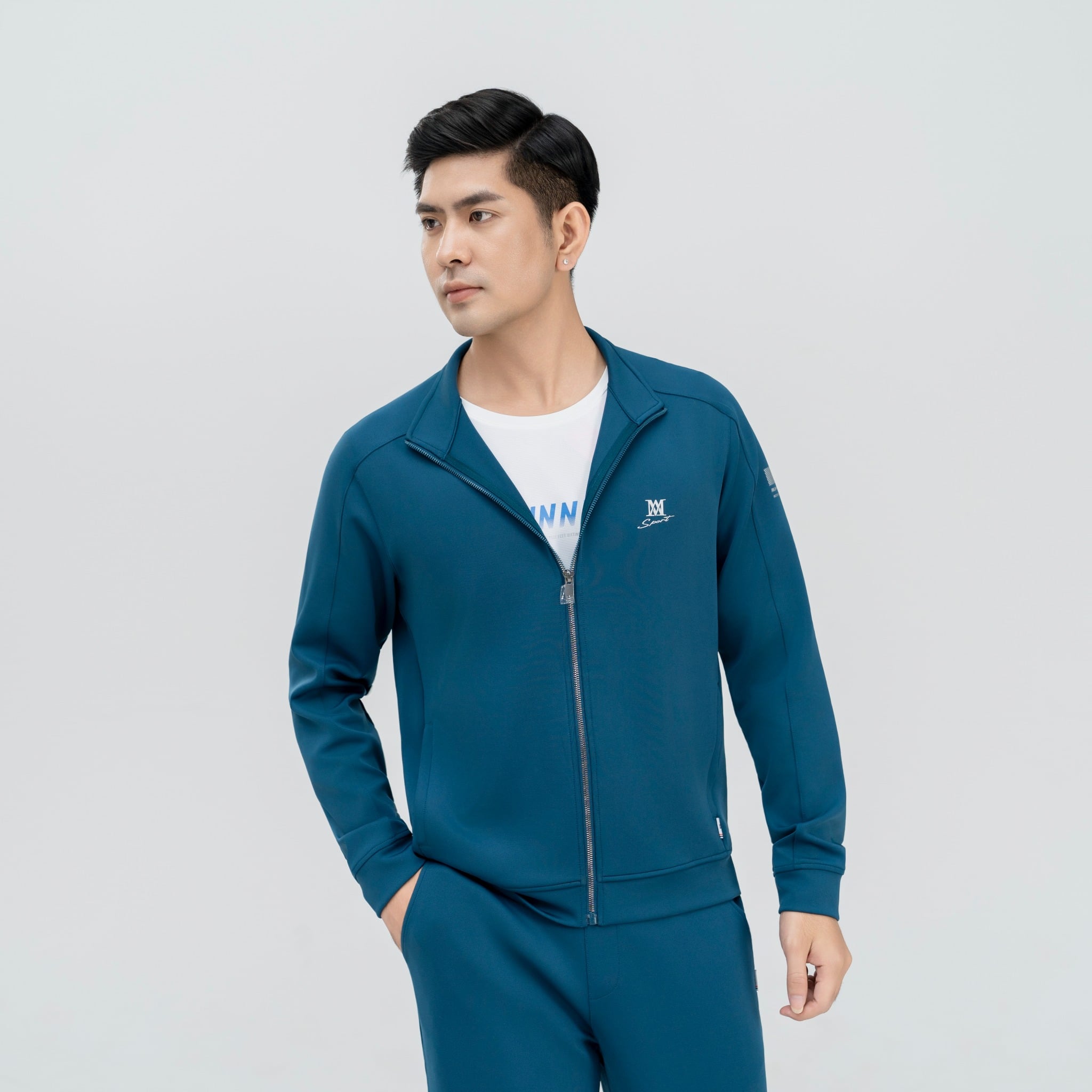 Bộ nỉ thể thao AM nam MBN2644-34 cổ vịt