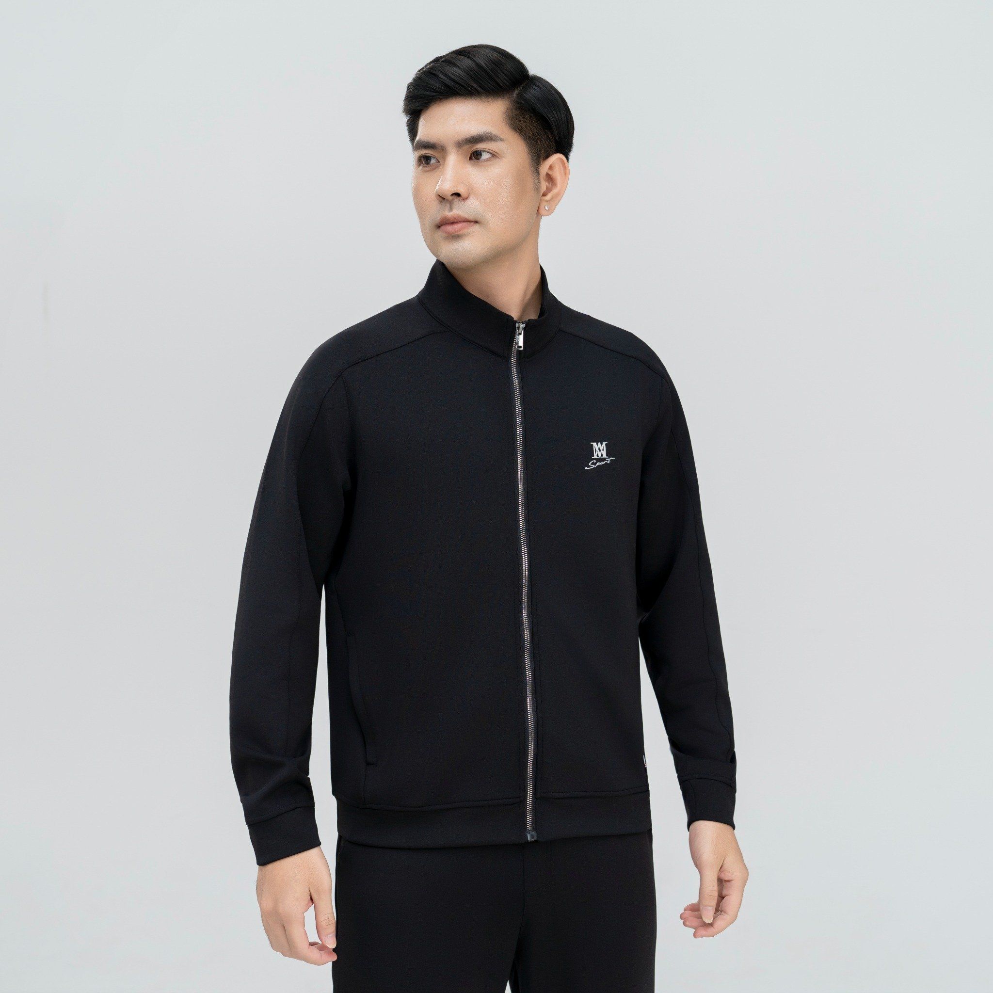  Bộ nỉ thể thao AM nam MBN2644-00 đen 