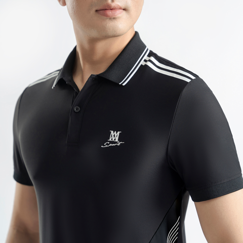  Áo Polo nam AM màu đen MP25102-00 